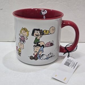 Snoopy & Peanuts Gang Mug Large Ceramic 22 oz. Charlie Brown Lucy & More NEW